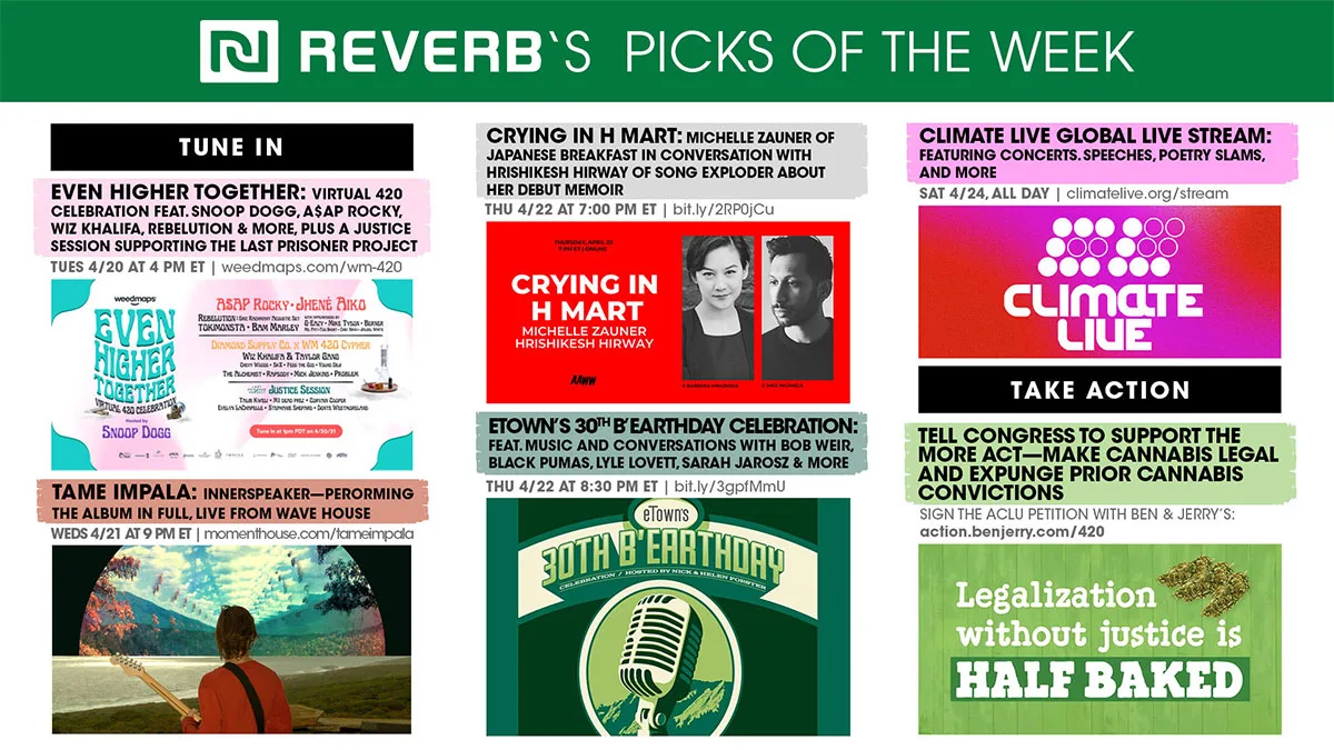 REVERB's Picks of the Week